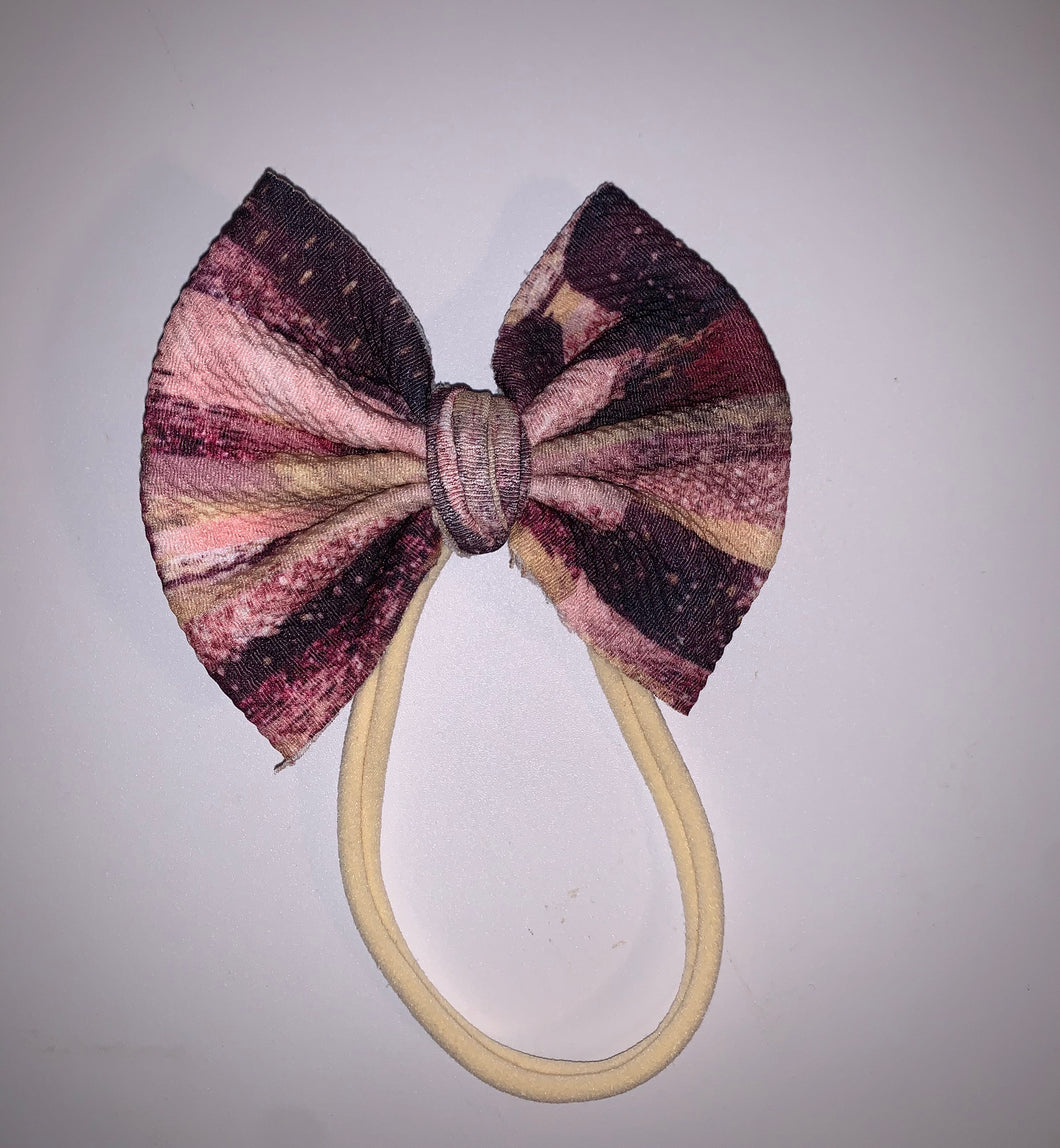 Burgundy brushstrokes