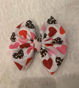 Valentine hearts - leopard